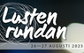 Lustenrundans logotyp med texten 26-27 augusti 2023